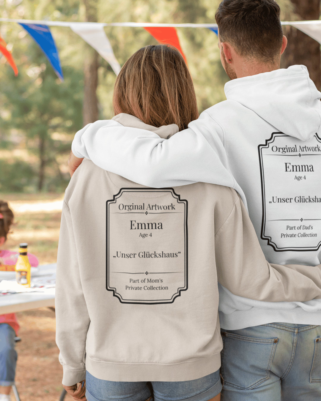 Personalisierter Hoodie ,,Little Artist“
 - Papa Edition