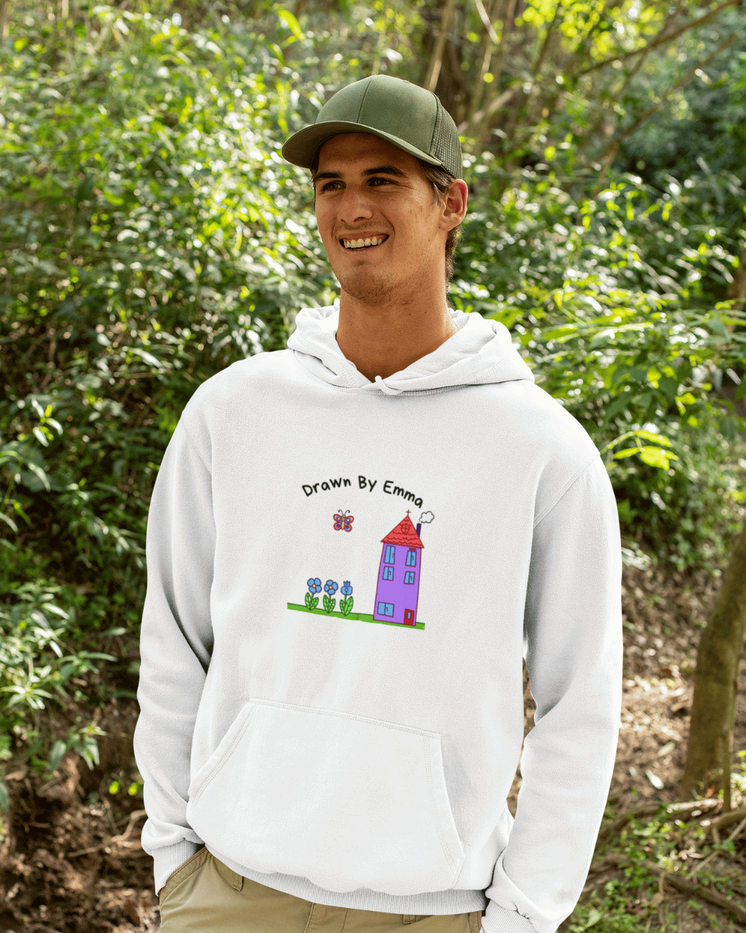 Personalisierter Hoodie ,,Little Artist“
 - Papa Edition