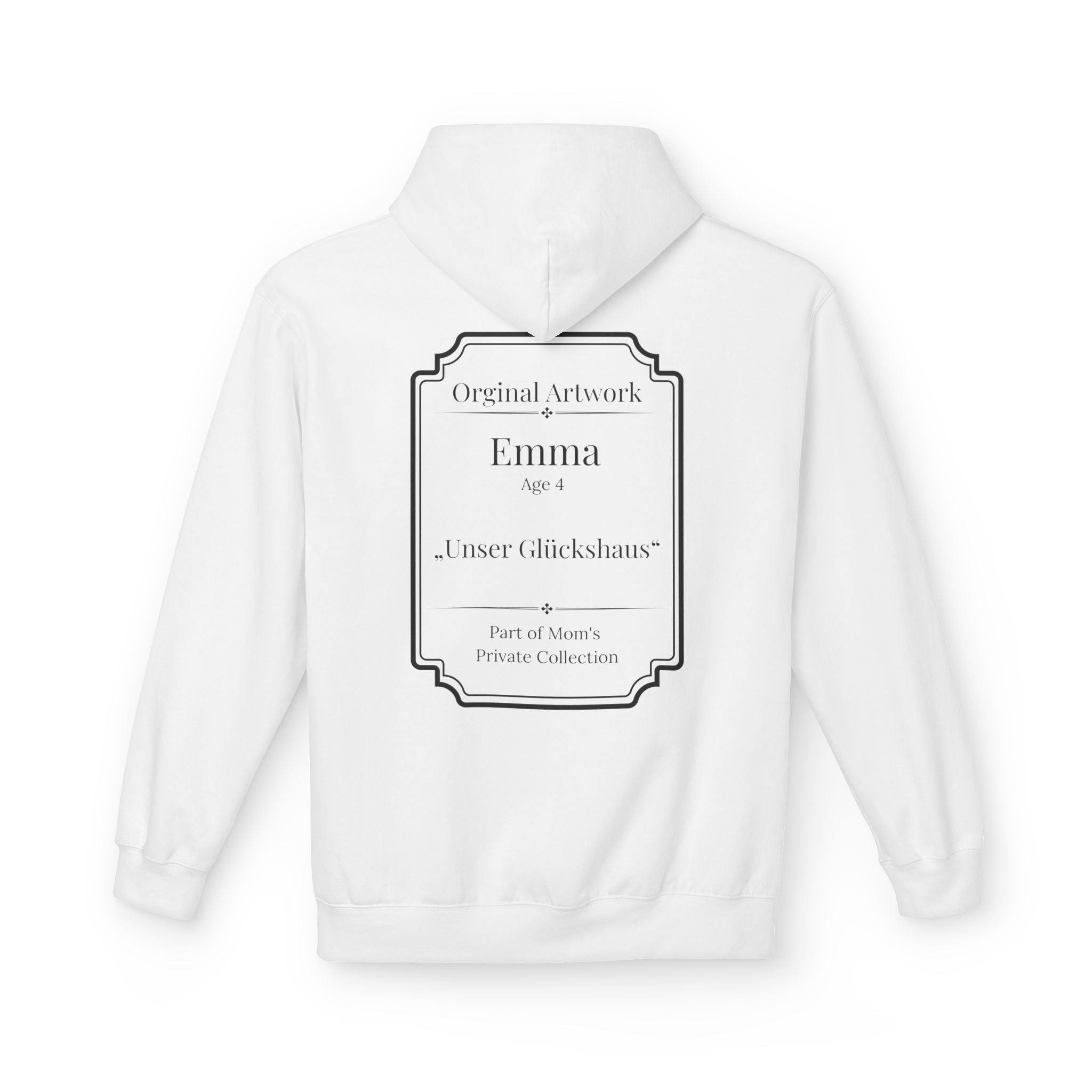 Personalisierter Hoodie ,,Little Artist“
 - Mama Edition