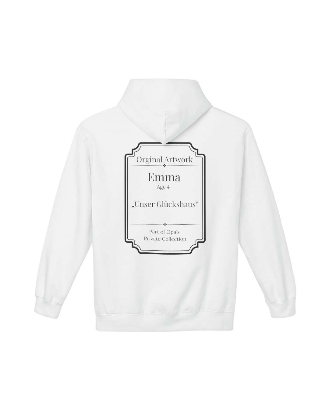 Personalisierter Hoodie ,,Little Artist“
 - Oma Edition