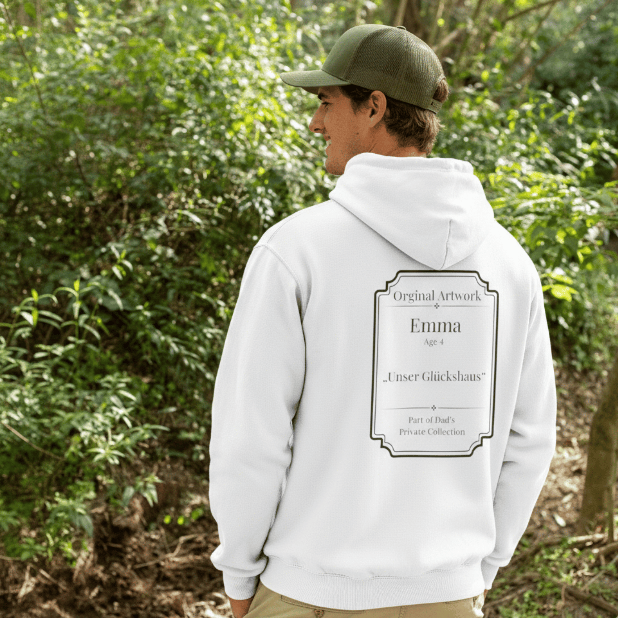 Personalisierter Hoodie ,,Little Artist“
 - Papa Edition