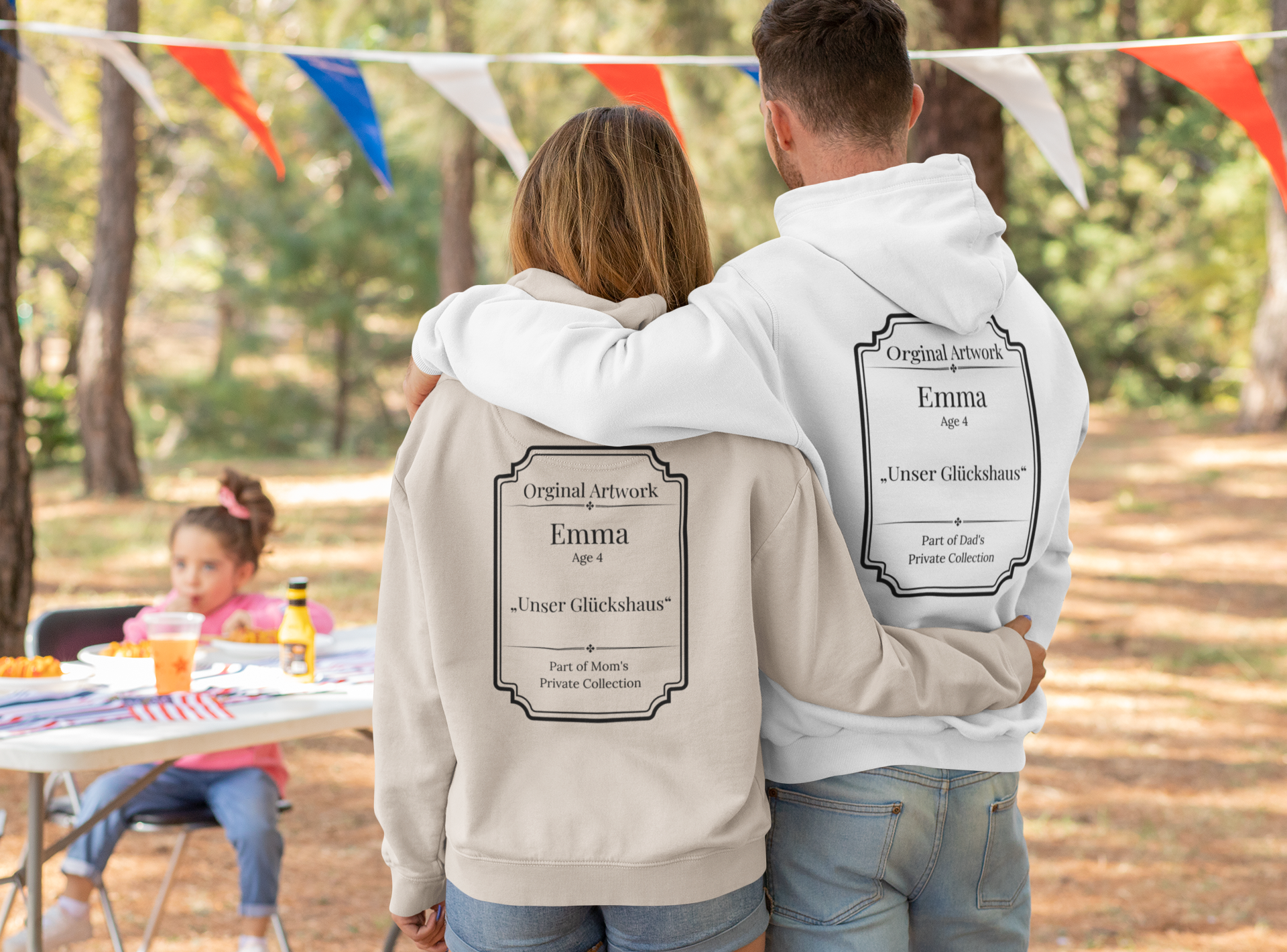 Personalisierter Hoodie ,,Little Artist“
 - Papa Edition