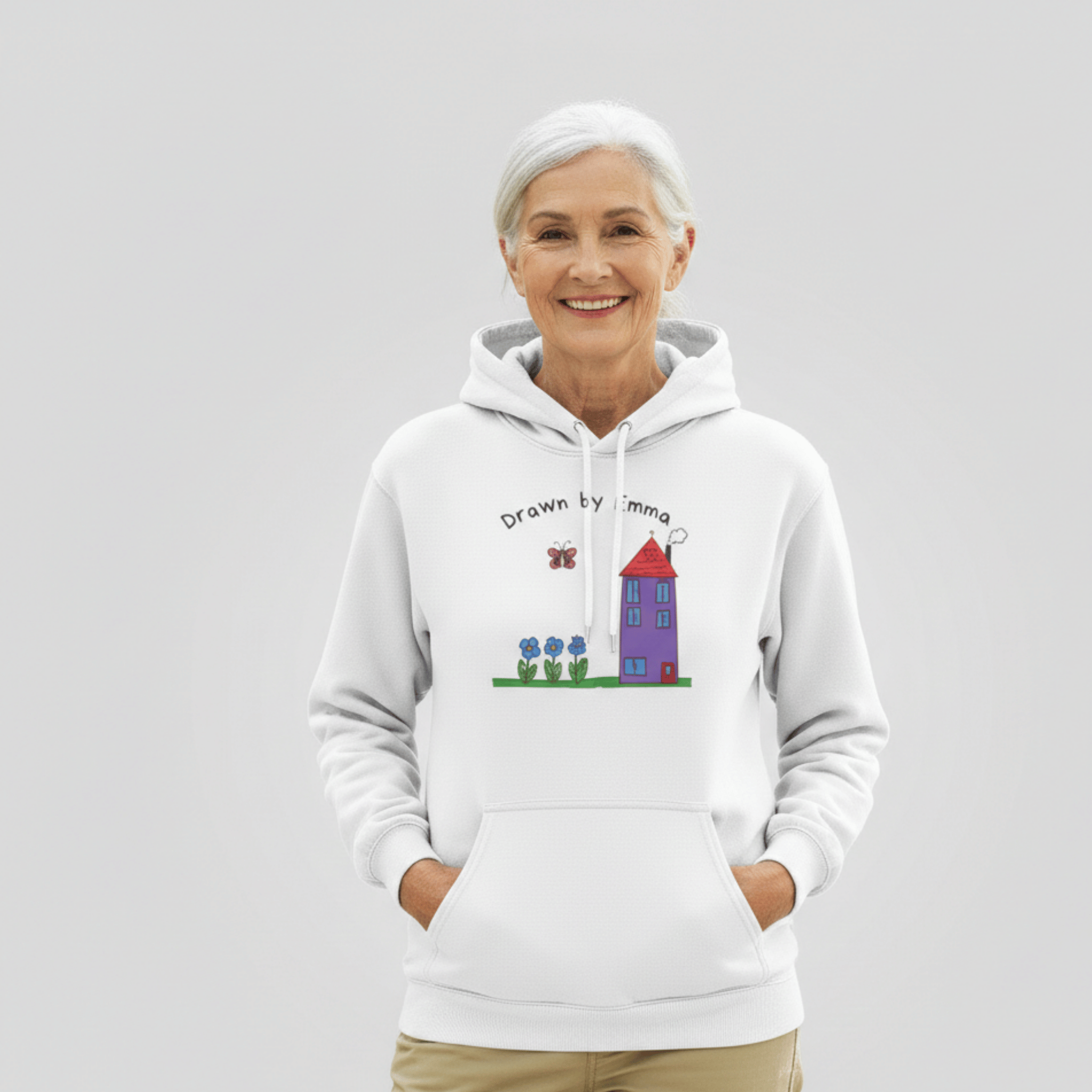 Personalisierter Hoodie ,,Little Artist“
 - Oma Edition
